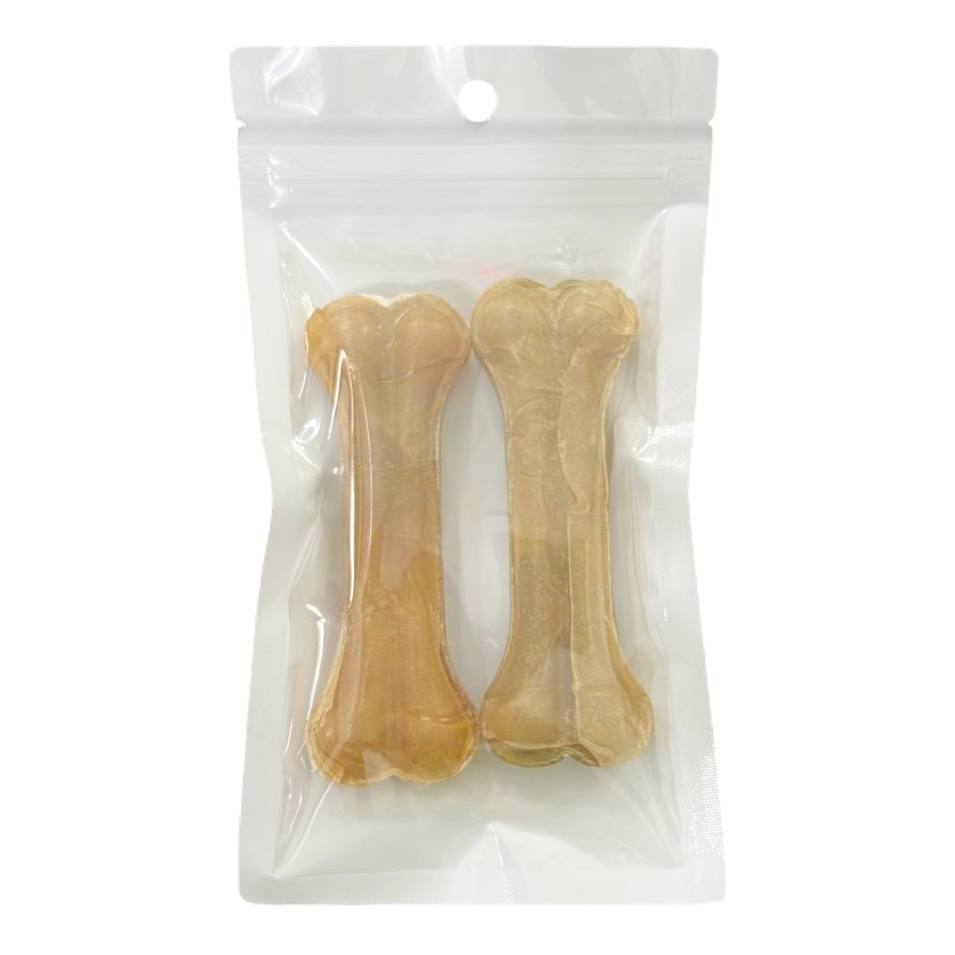 - N4P Bone Original (4''*2)ឆ្អឹងស្បែកគោពណ៌ត្នោត 