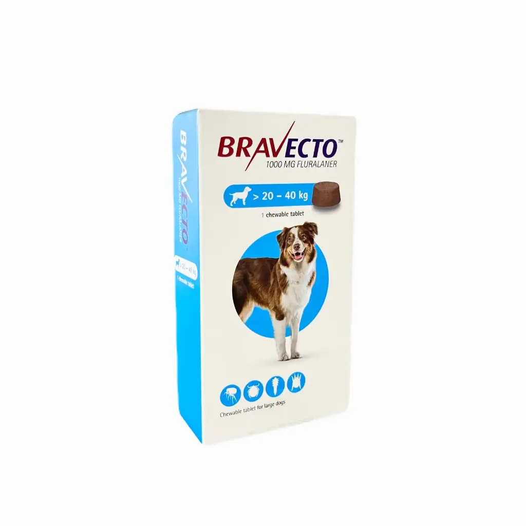 - Bravecto Dog 20-40kg