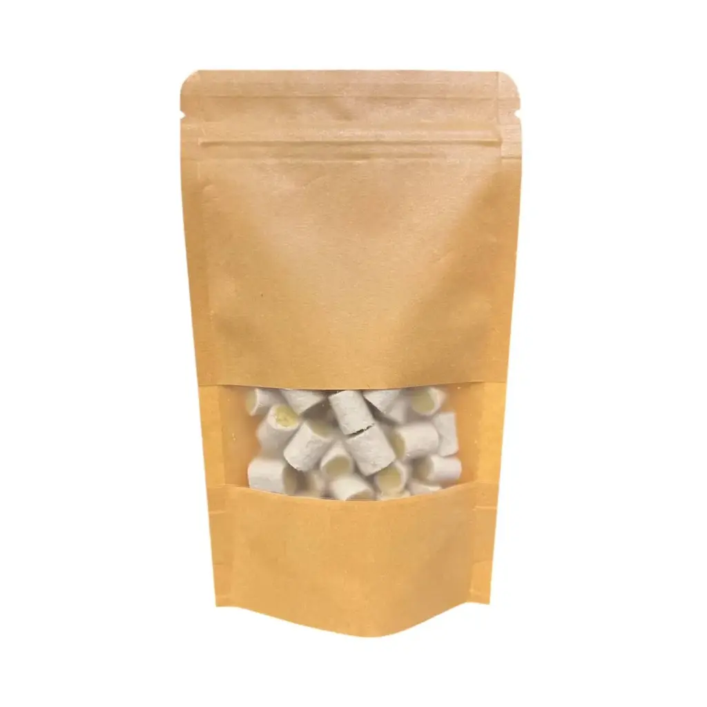 - N4P Freeze-Dried Chicken & Egg Yolk Sandwich Pellets 50g សាច់មាន់រុំស៊ុតក្រហម