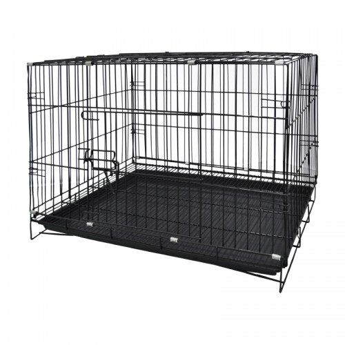 - Dog Cage Black (67X50X57cm) ទ្រុងខ្មៅ