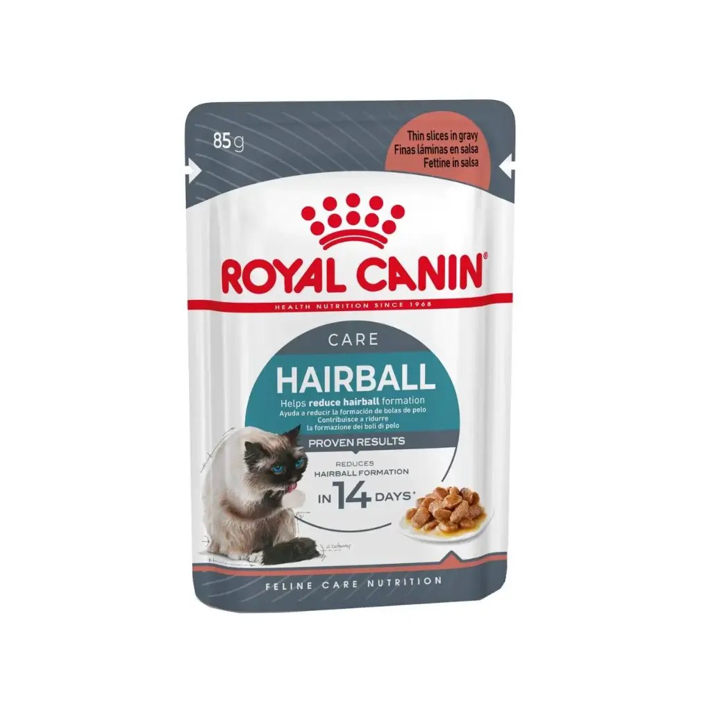 - Royal Wet Cat Food Hairball Care 85g In Gravy
