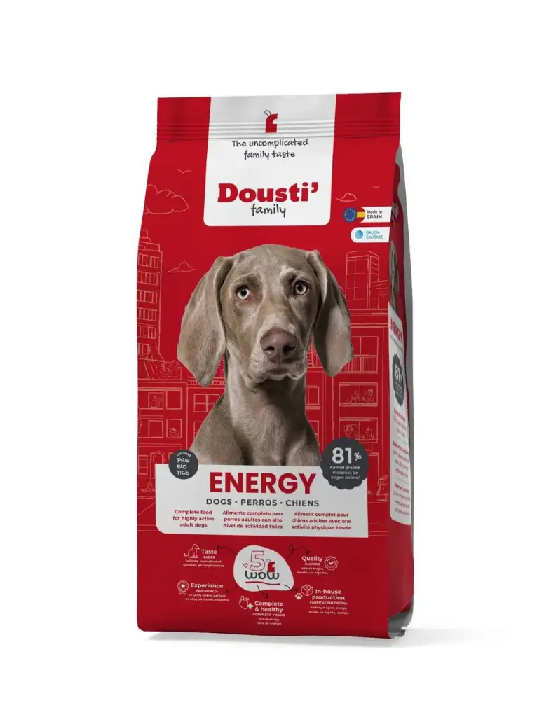 - Dousti Family Energy Dog Dry Food For Medium & Large Breed Adult 20kg