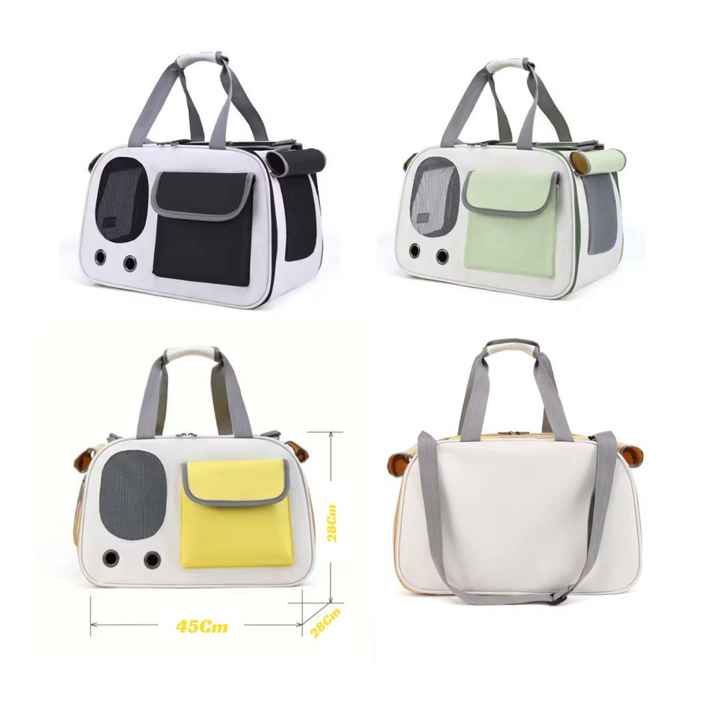 - Pet Carrier Bag  45*28*28cm កាតាបស្ពាយចំហៀង