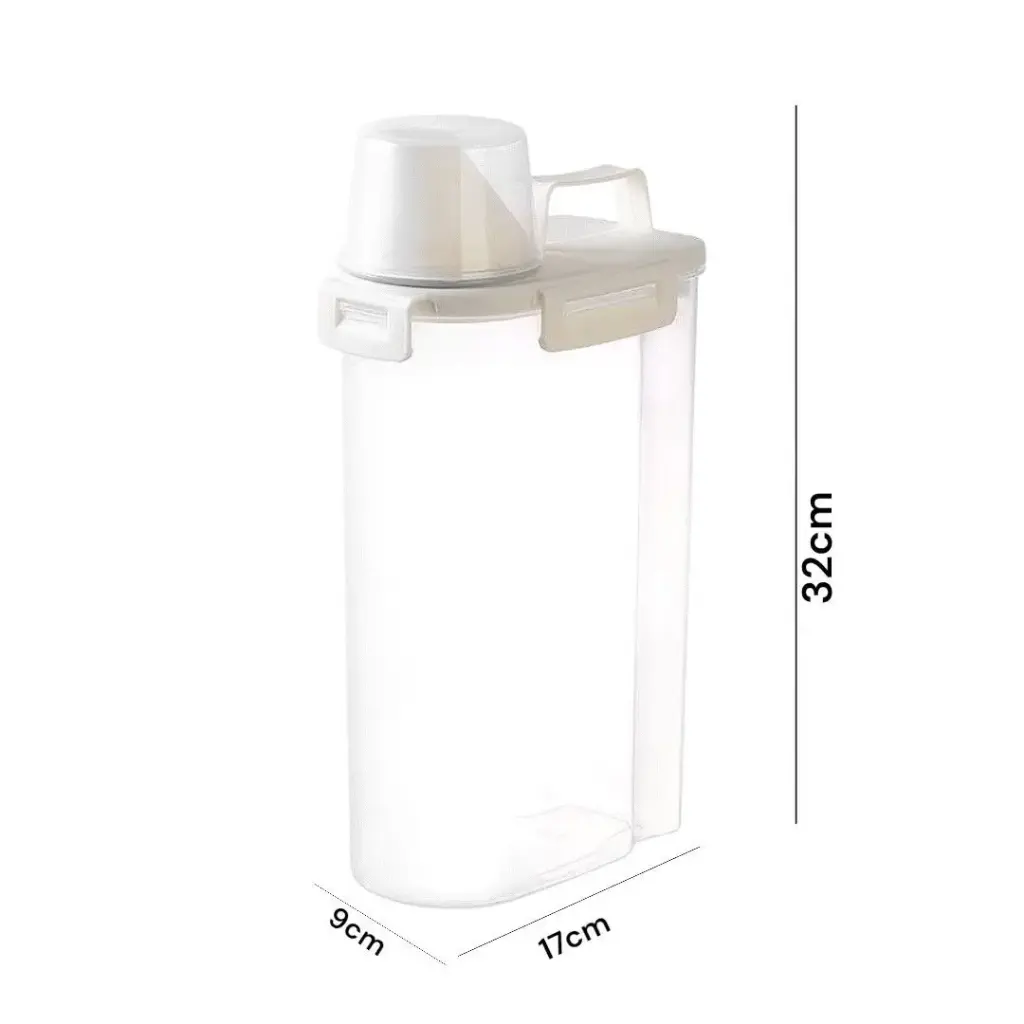- Pet Container 17x9x32cm ធុងដាក់ចំណី