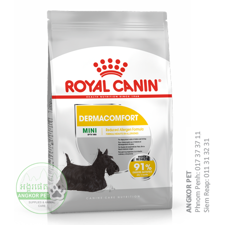- Royal Dry Dog Food Mini Dermacomfort 3kg