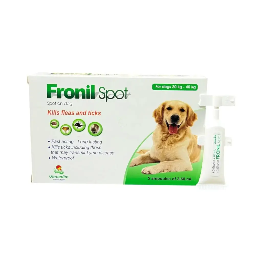 - Vemedim Fronil Spot On Dog 20-40kg (1Tube)​ ថ្នាំចៃ