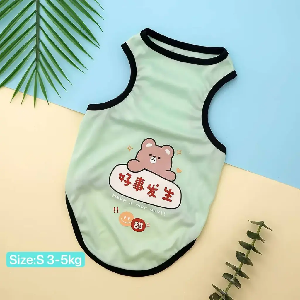 - T-Shirt អាវយឺតចម្រុះពណ៌ S (3-5kg)