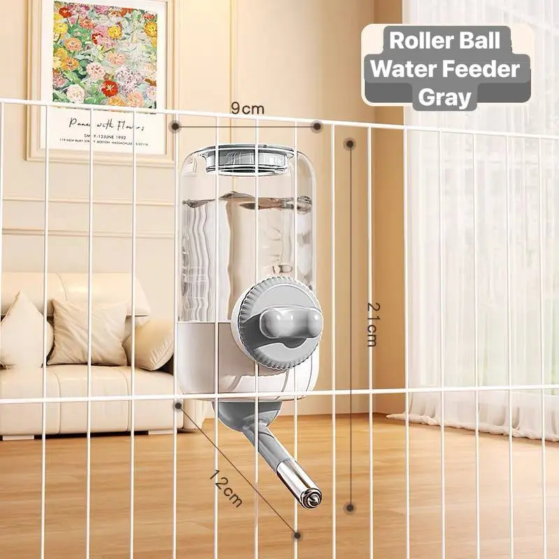- Pet cage Auto Refill Water Bottle 21x9x12CM ដបទឹកជាប់ទ្រុង