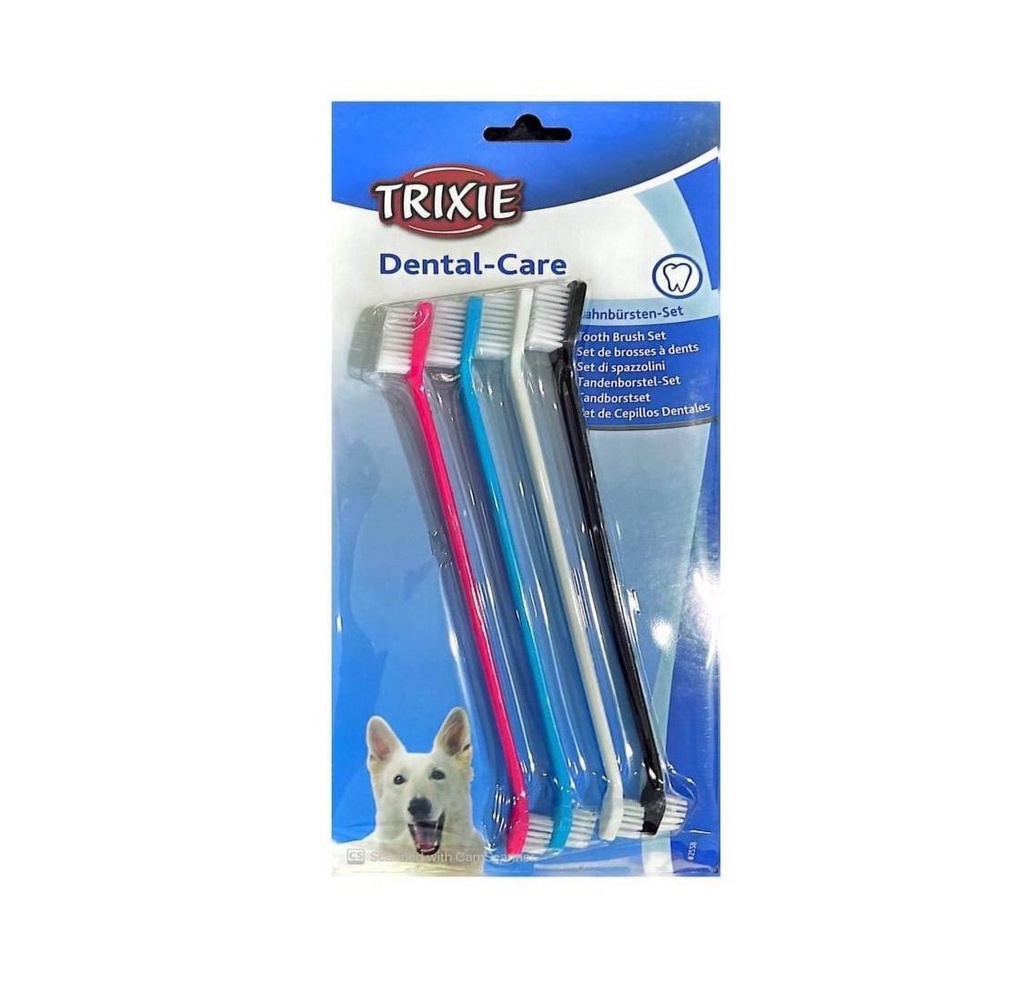 - Trixie Pet Toothbrush Set ឈុតច្រាស់ដុះធ្មេញ