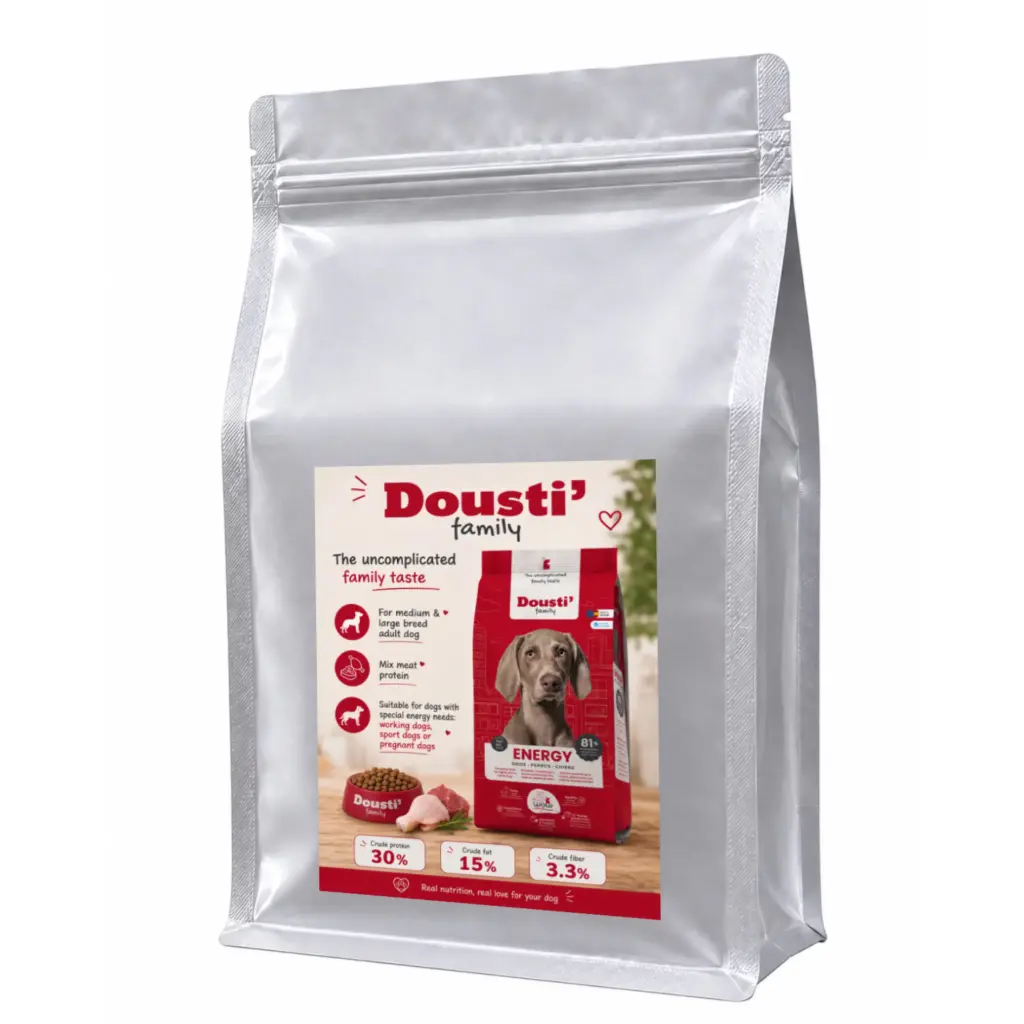 - Dousti Family Energy Dog Dry Food For Medium & Large Breed Adult 1.5kg