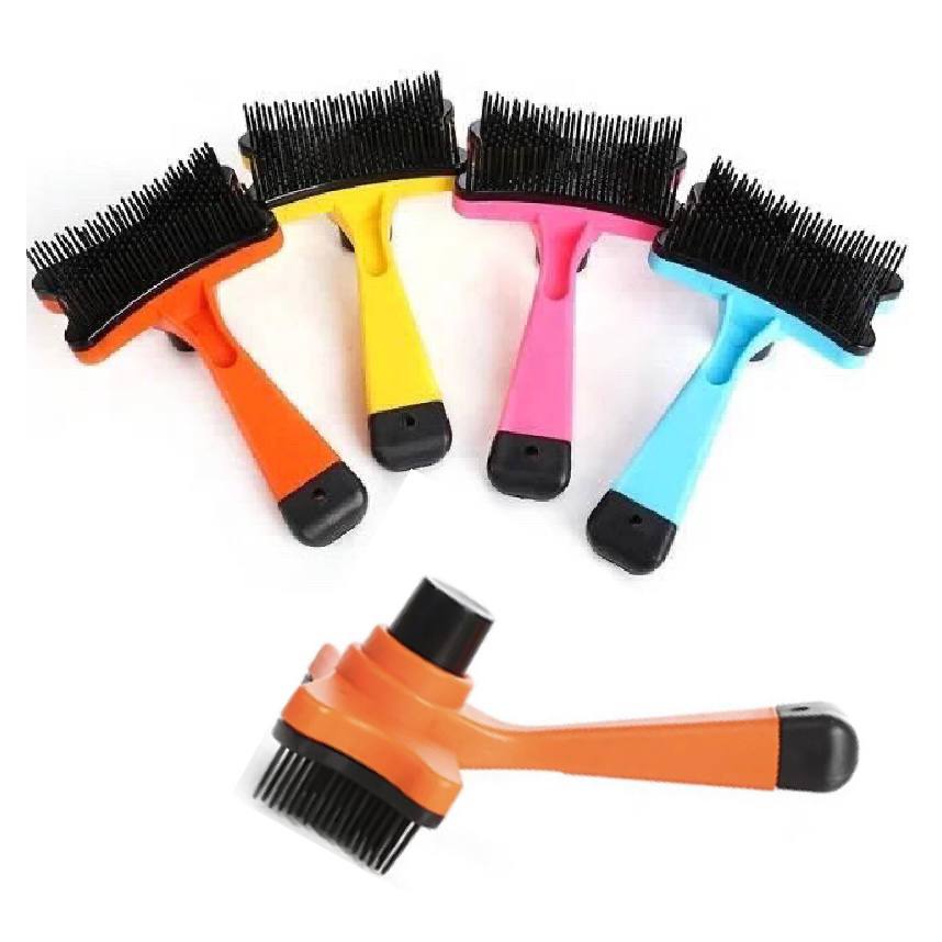 - Pet Comb 12x7.5cm ក្រាស់សិតរោមជ័រធ្មេញជ័រ