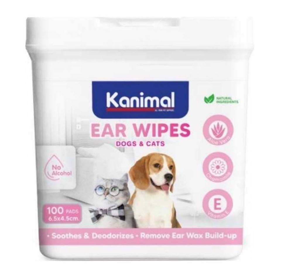 - Kanimal Pet Ear Wipes (Rectangular Shape)100pads 6.5x4.5