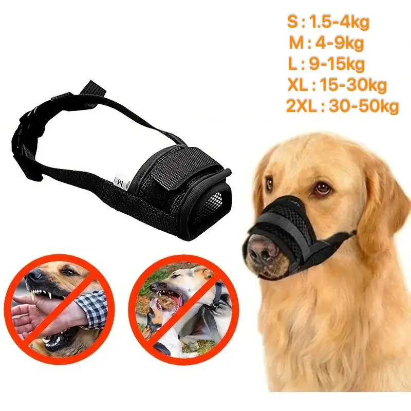 - Dog Muzzle ឃ្លុំមាត់ Size (XL: 15-30kg)