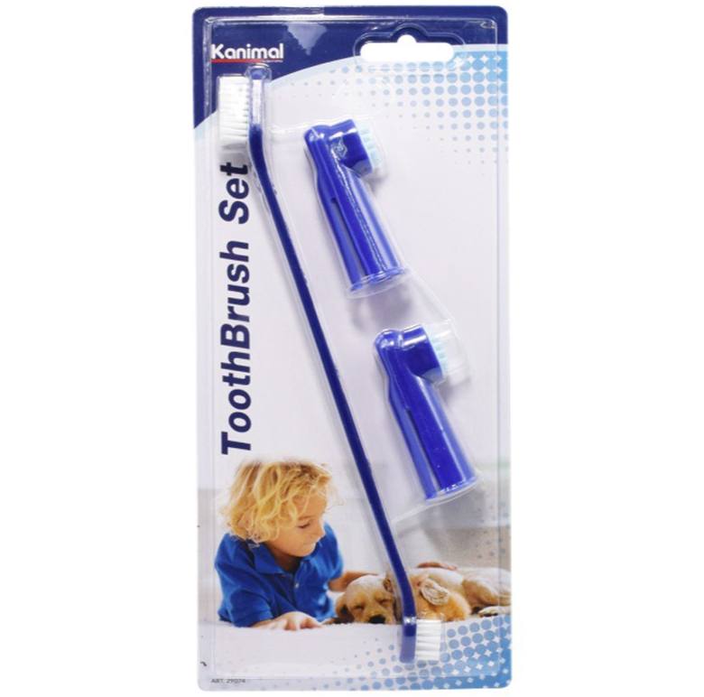 - Kanimal Pet Toothbrush Set /ឈុតច្រាស់ដុះធ្មេញ