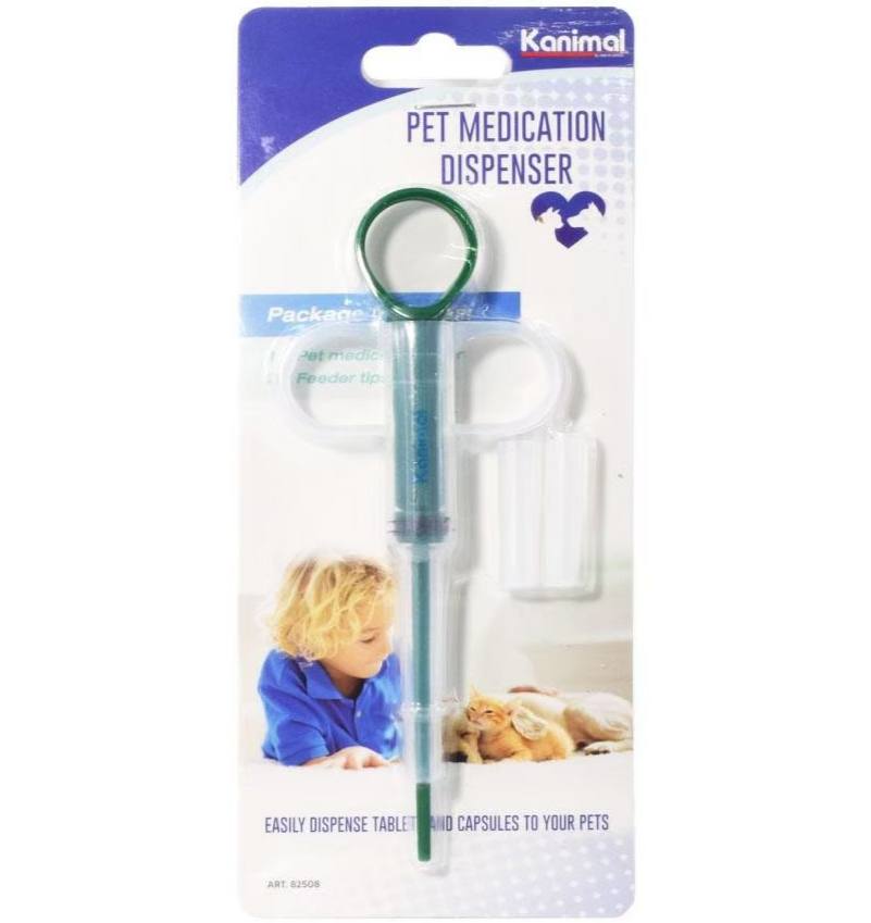 - Kanimal Pet Medication Dispenser 15x6cm/សម្រាប់បញ្ច្រក់ថ្នាំ