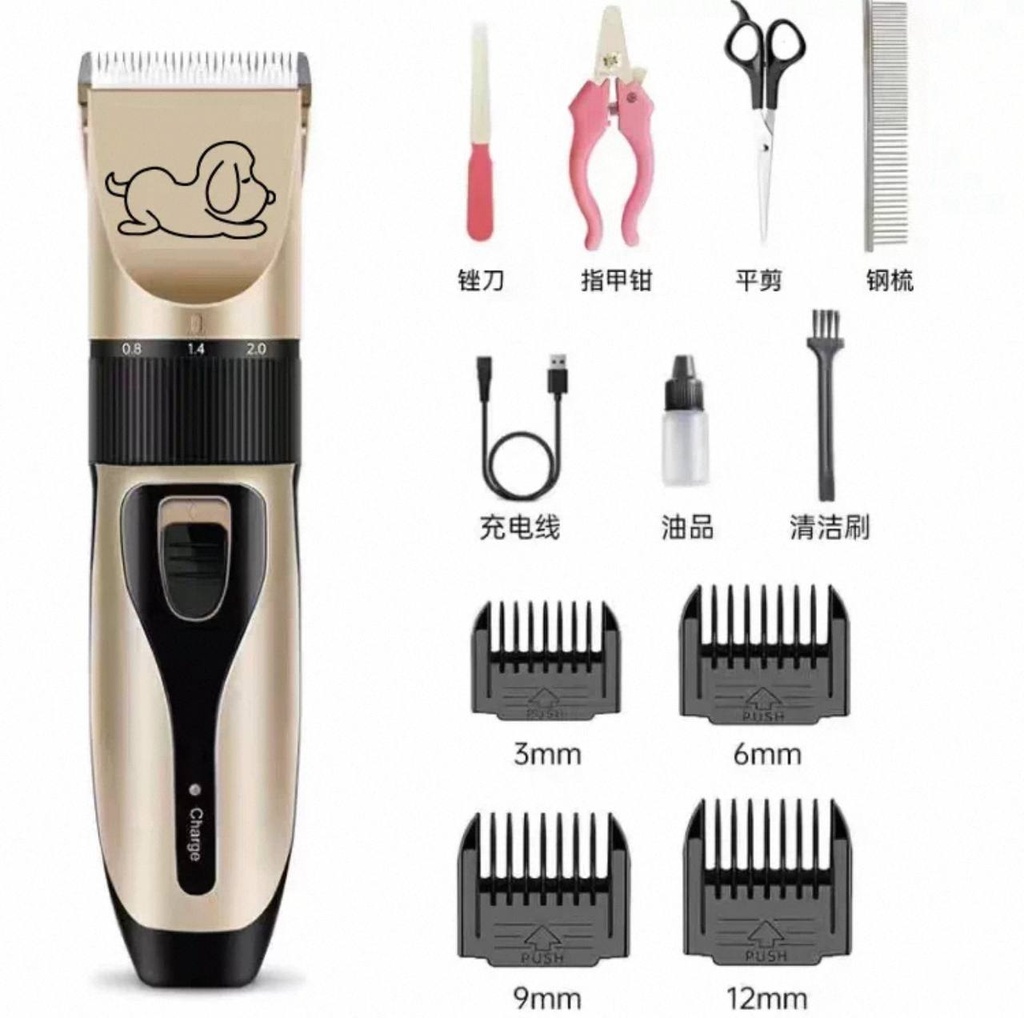 -Grooming Hair Clipper kit Set/ឈុតធំ