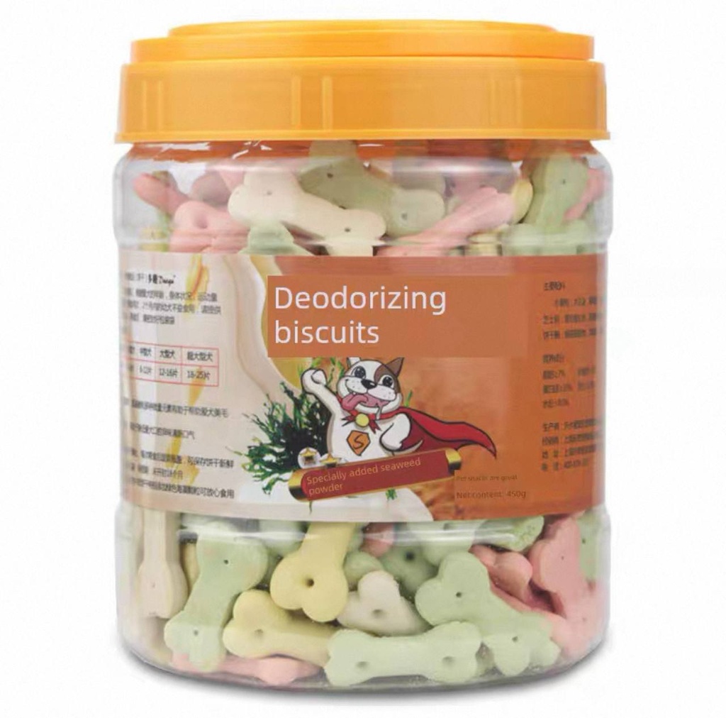 - Deodorizing Biscuits Dog Treat 450g