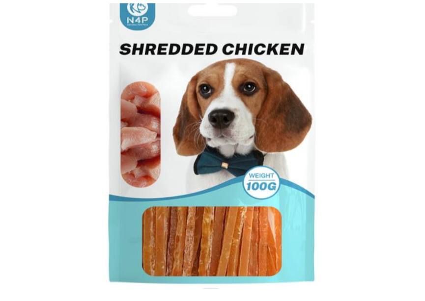 - N4P Dog Treat Shredded Chicken 100g