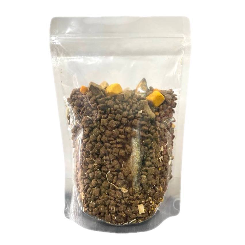 - Dry Cat Food Freeze-Dried Chicken & Yolk & Raw Meat 350g