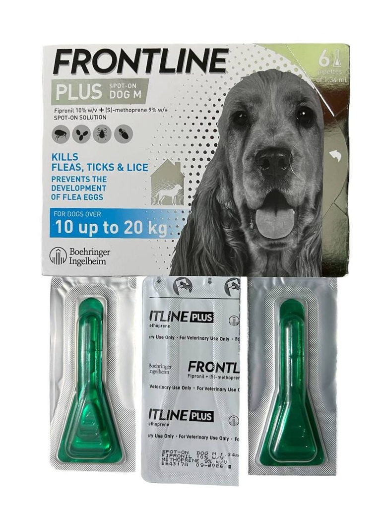 - Frontline Plus Dog 10 Up To 20kg (1pipette)