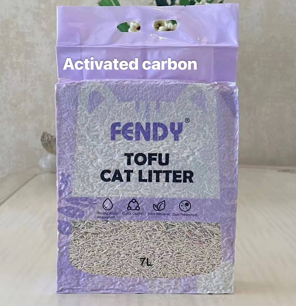 - Fendy Tofu Cat Litter 7L (Activated Carbon)