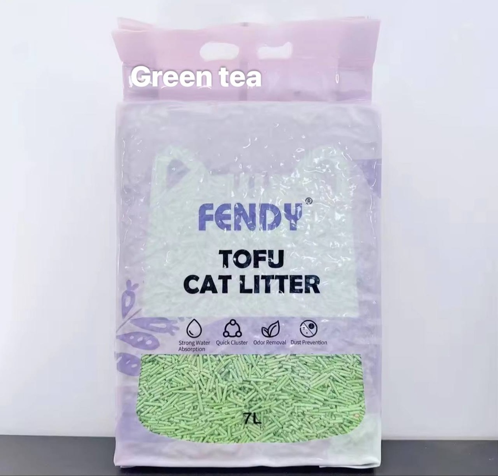 - Fendy Tofu Cat Litter 7L (Green Tea)