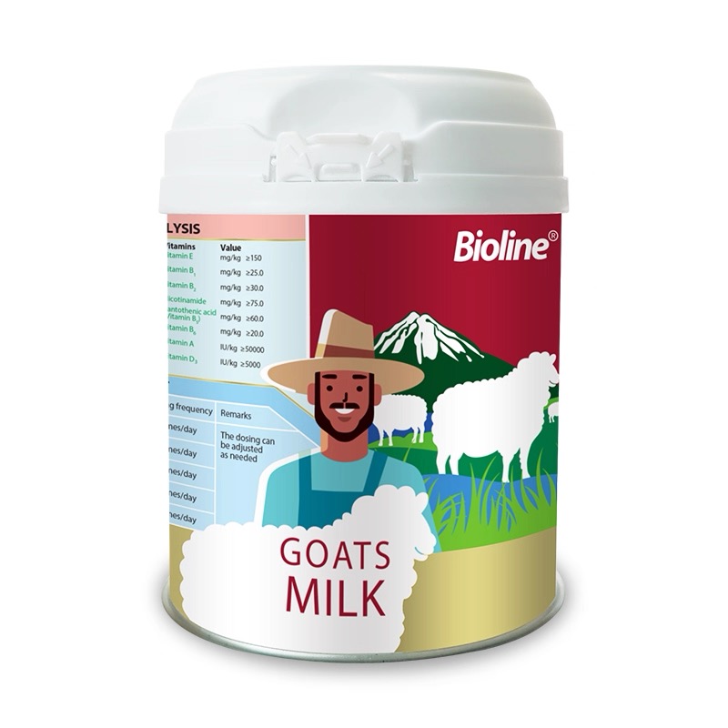 - Bioline Goats Milk Powder 200g ទឹកដោះគោម្ស៉ៅ