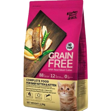 Kitchen Flavor Grain Free For Baby & Kitten 1.5kg
