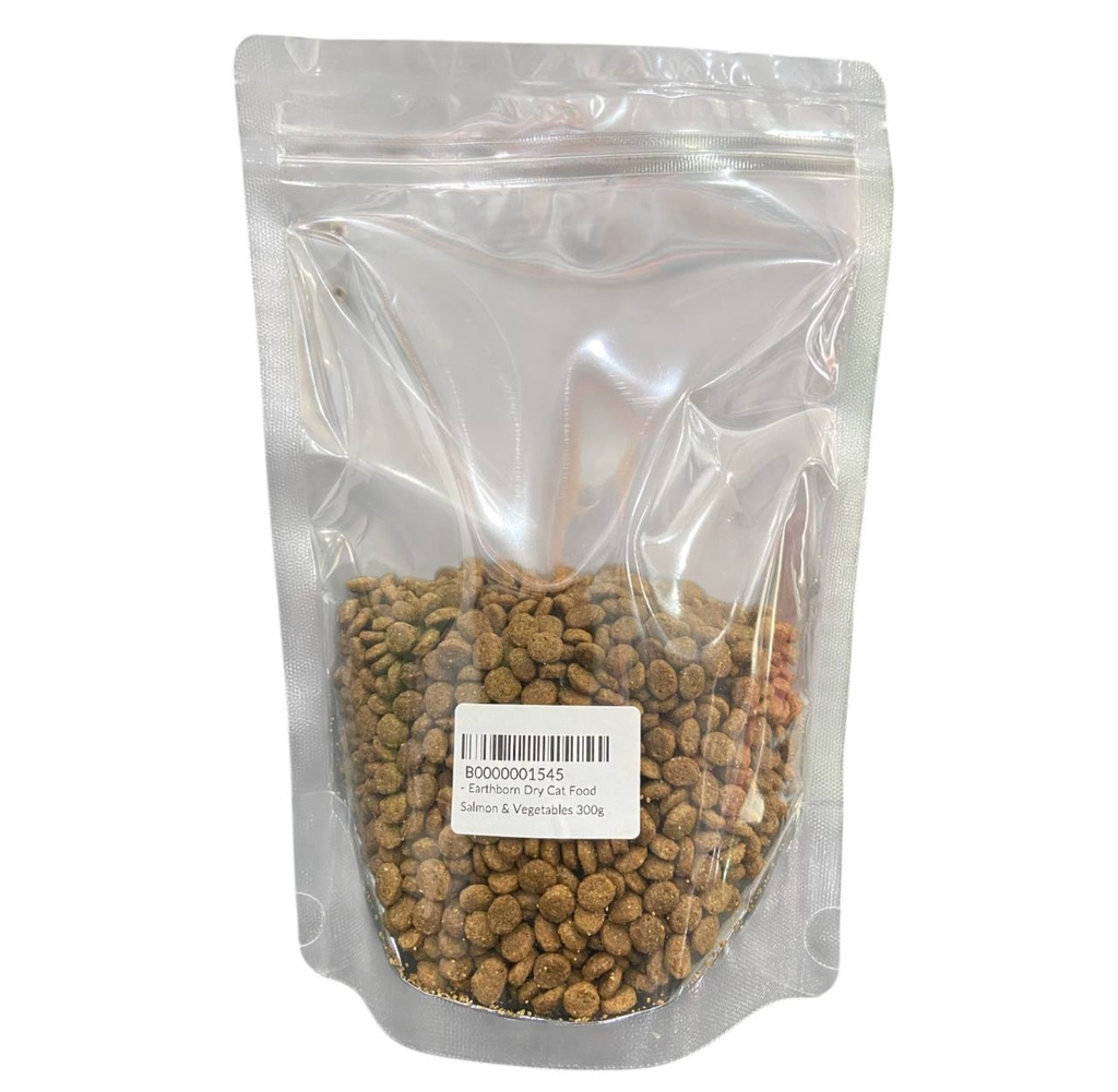 - Earthborn Dry Cat Food Salmon & Vegetables 300g