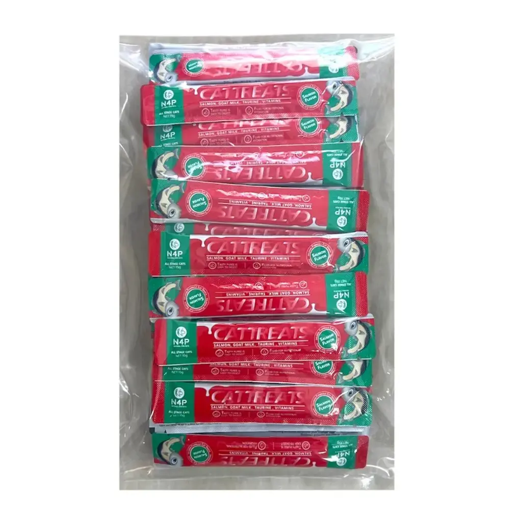 - N4P Creamy Cat Treat 15gx100 (Salmon)