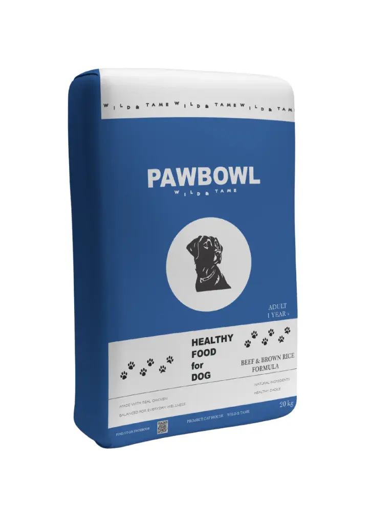 -Pawbolw Dry Dog Food 20kg 