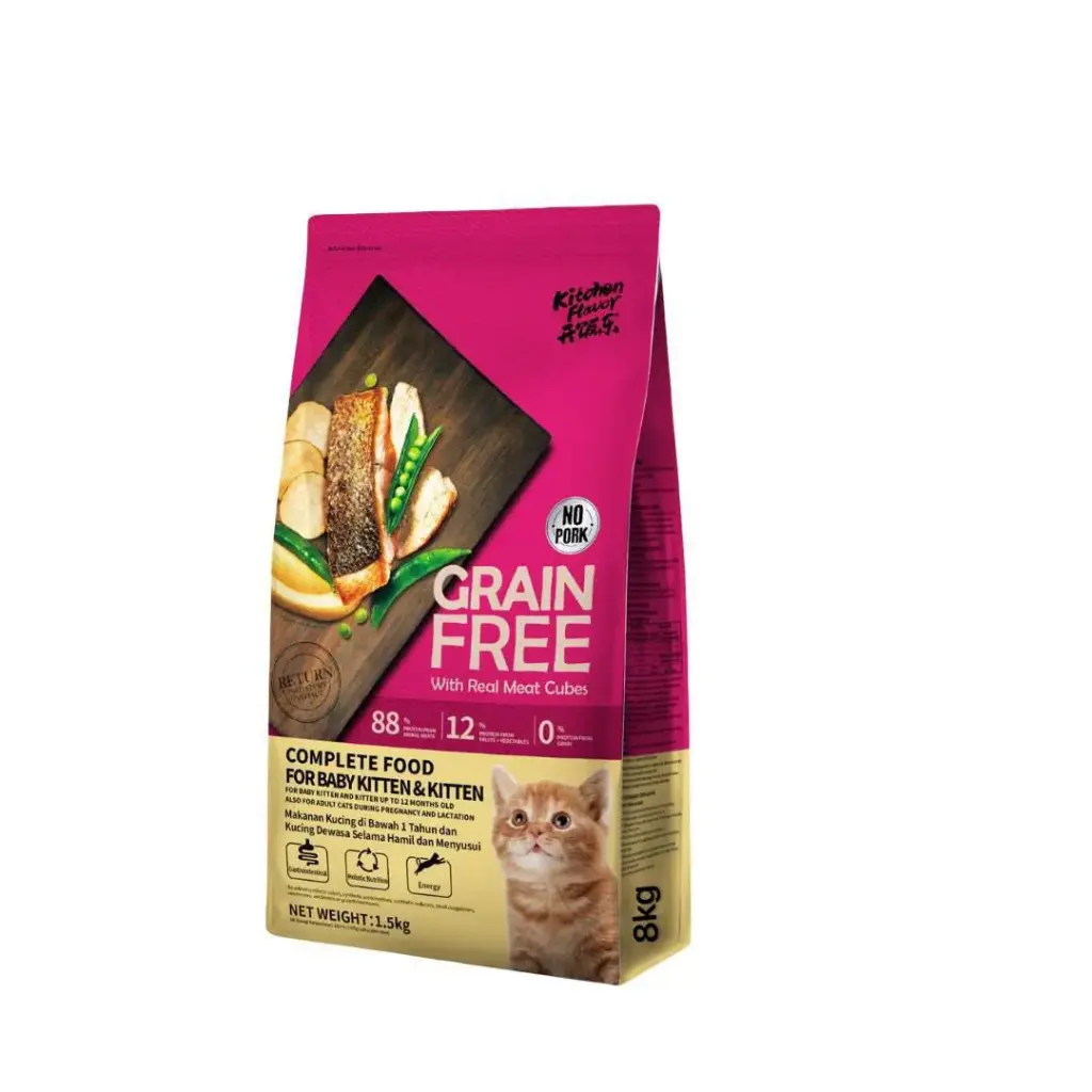 - Kitchen Flavor Grain Free For Baby & Kitten 8kg