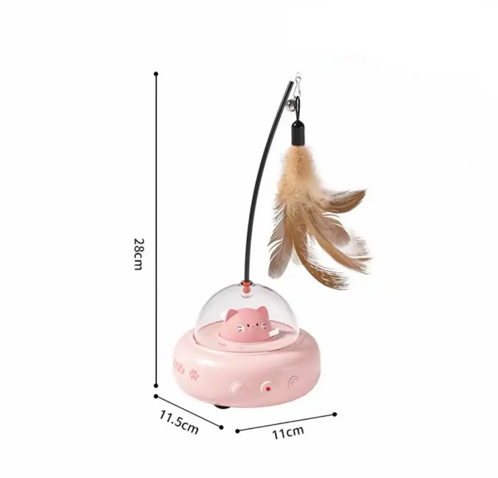 - Automatic Cat Teaser Toys 28x11x11.5cm