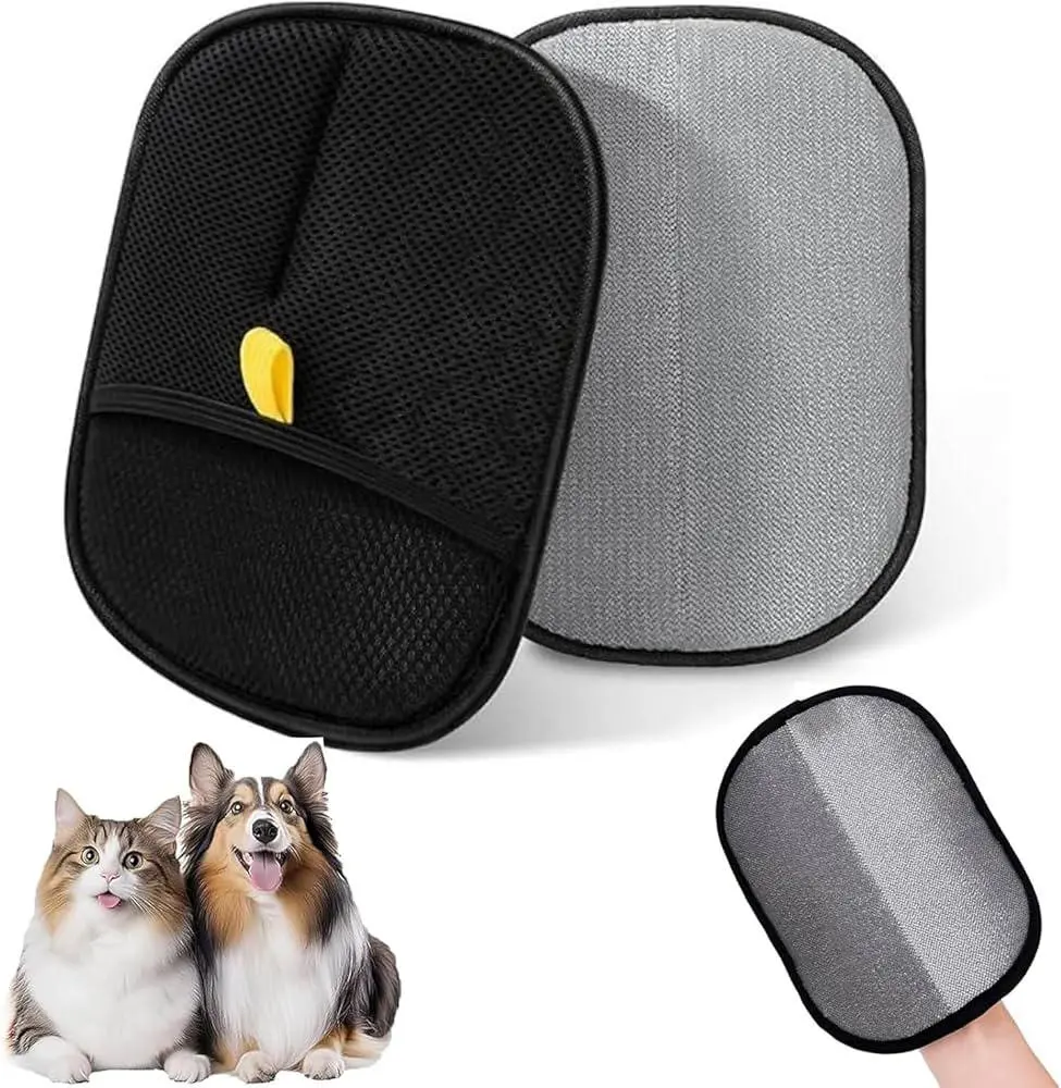 - Pet Hair Remover Gloves
