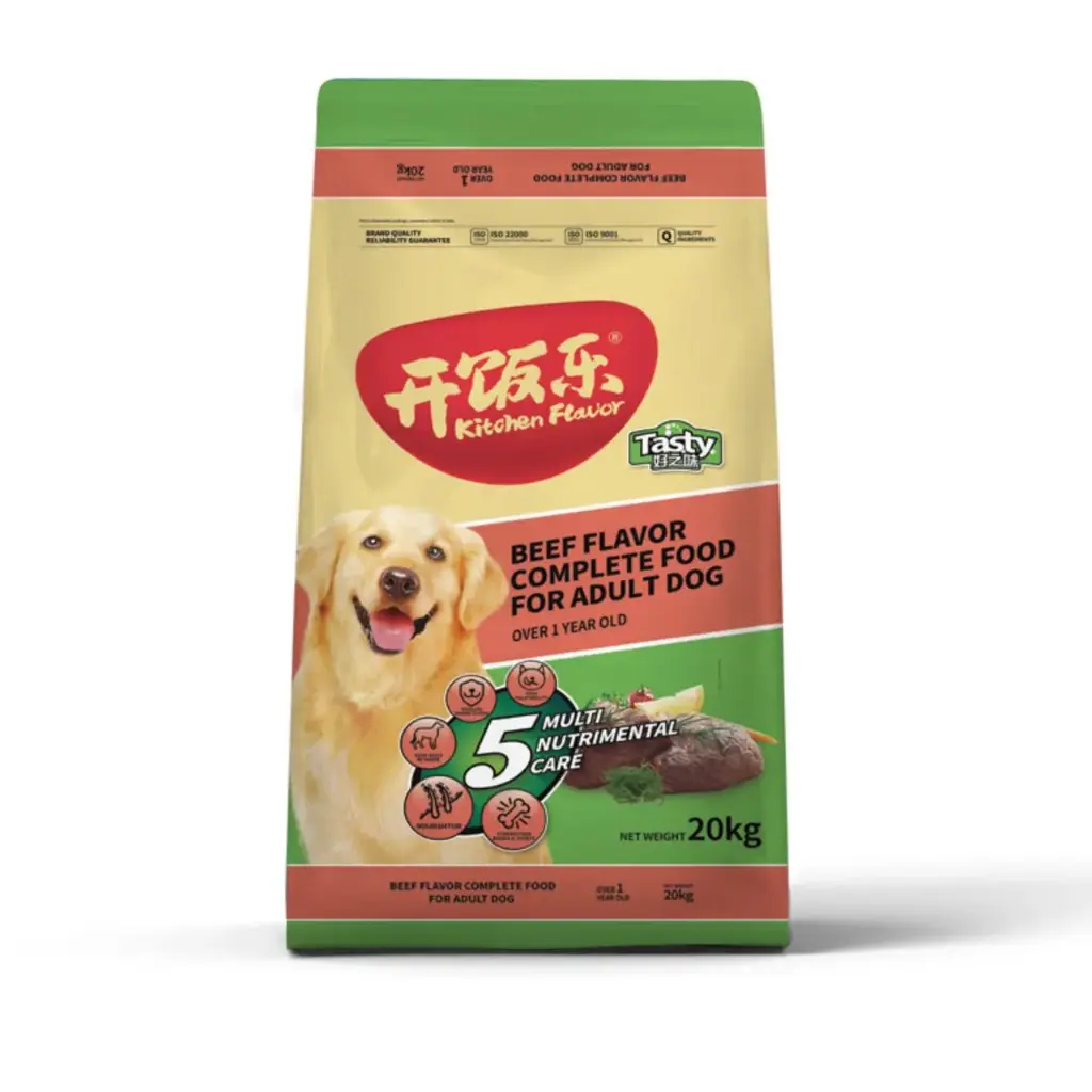 - Kitchen Flavor Tasty Beef Adult Dog Food 20kg
