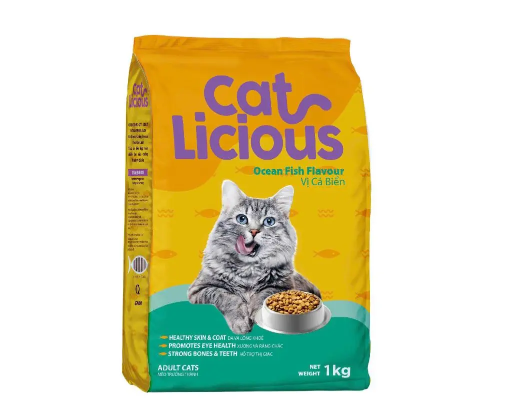 - Cat Licious Dry Cat Food Adult Ocean Fish 1kg