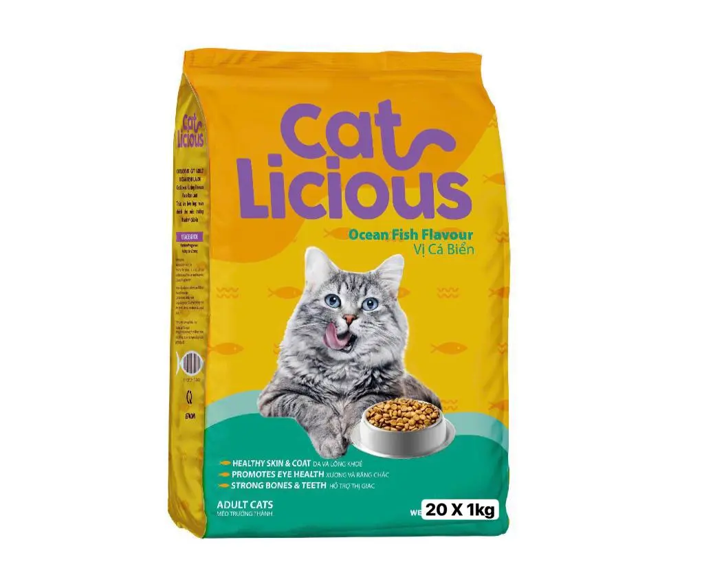 - Cat Licious Dry Cat Food Adult Ocean Fish (1kgx20)