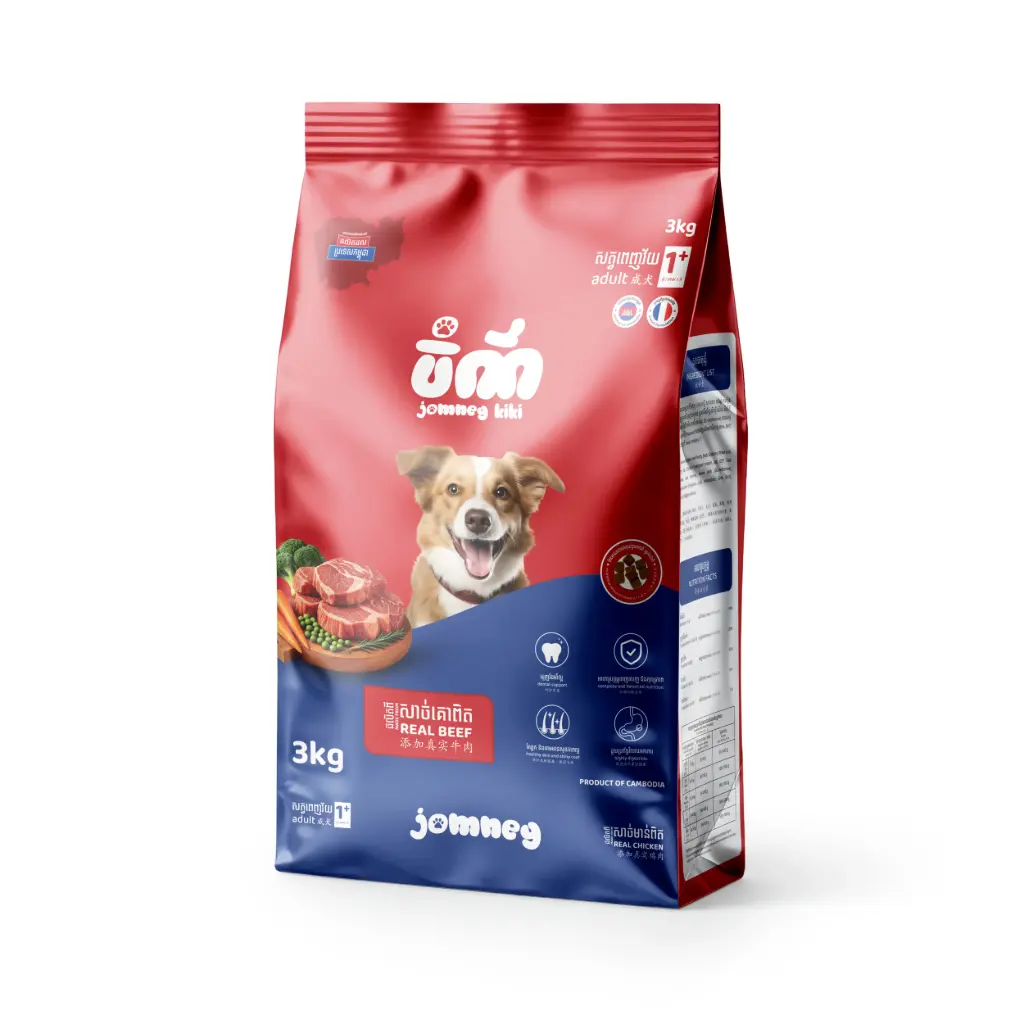 - ចំណី Jomney Dog Dry Food 3kg