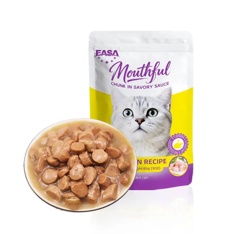 - EASA Cat Mouthful Chunk in Savory Sauce 85g