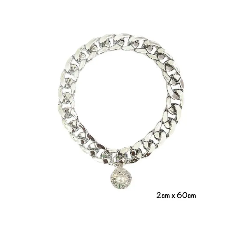 - Pet Collar Sliver Color 2x60cm
