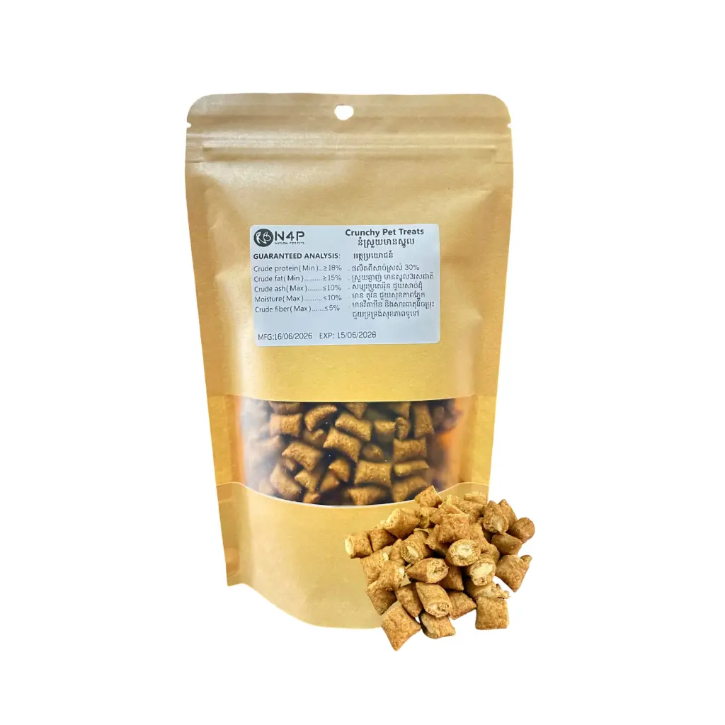  - N4P Pets Treat Crunchy Bites Egg Yolk Flavor 200g