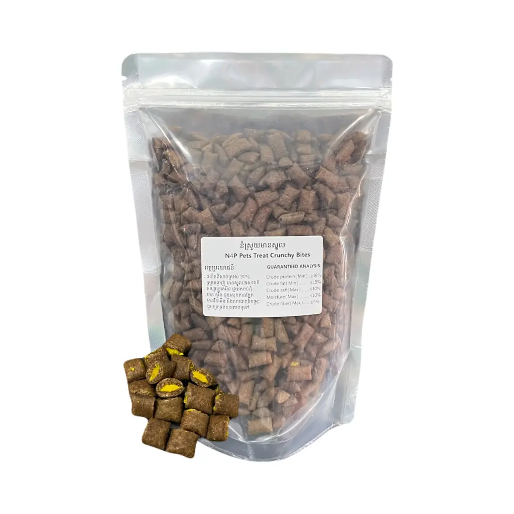  - N4P Pets Treat Crunchy Bites-Egg Yolk Flavor 500g