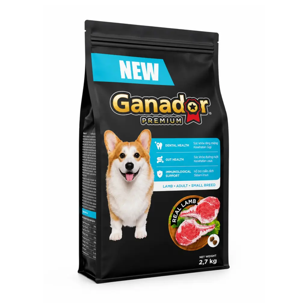 - Ganador Dry Dog Food Lamb Adult Small Breed 2.7kg