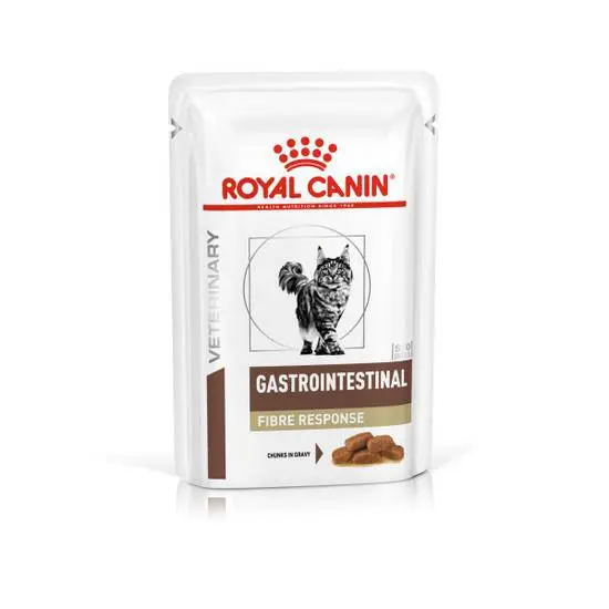 - Royal Wet Cat Food Gastrointestinal Fiber Response 85g បញ្ហាក្រពះ ពោះវៀន ទល់លាមក
