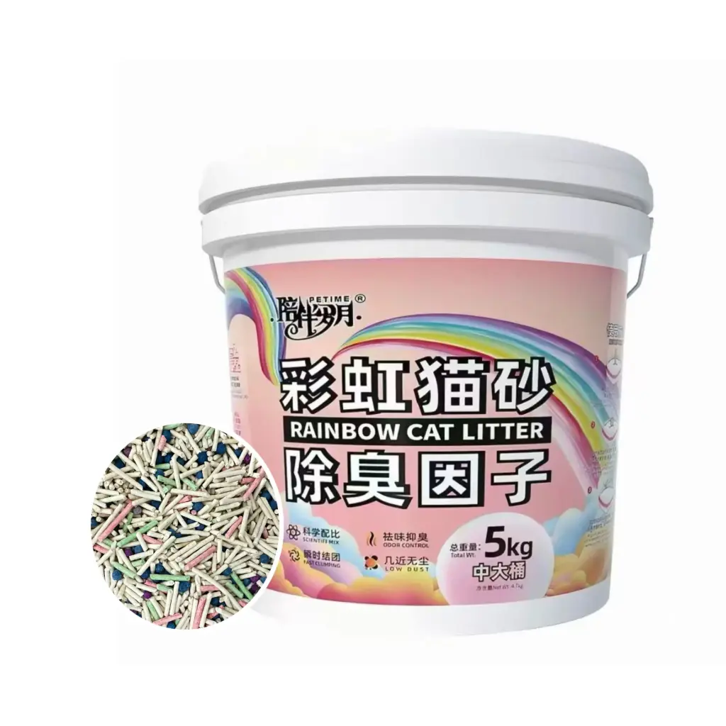 - PawTime Rainbow Tofu Cat Litter 5kg