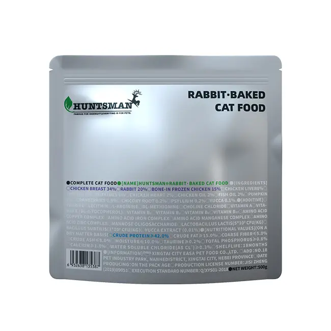 - HUNTSMAN​ Babbit-Baked Cat Food Mix Flavors 500g