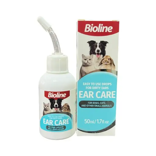 [6970117120158] - Bioline Pets Ear Care 50ml ថ្នាំបន្តក់ត្រចៀក