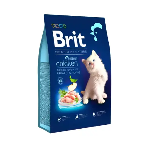 [8595602553112] - Brit Premium By Nature Cat Dry Food Chicken For Kitten 1.5kg