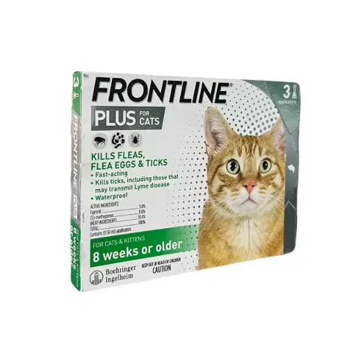 [B0000002000] - Frontline Plus For Cats Over 0.75kg (1box=3pipettes)