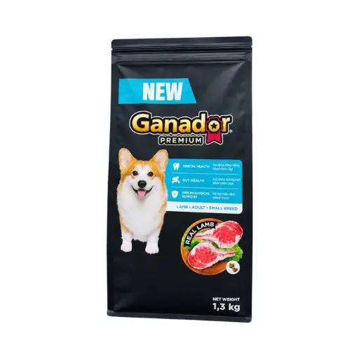 [8938509770839] - Ganador Dry Dog Food Lamb Adult Small Breed 1.3kg